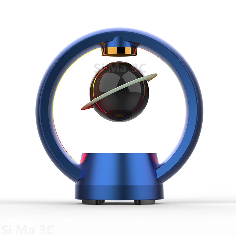 

2022 new maglev wireless bluetooth speaker desktop creative speaker home stereo touch RGB cool computer audio gift caixa de SOM