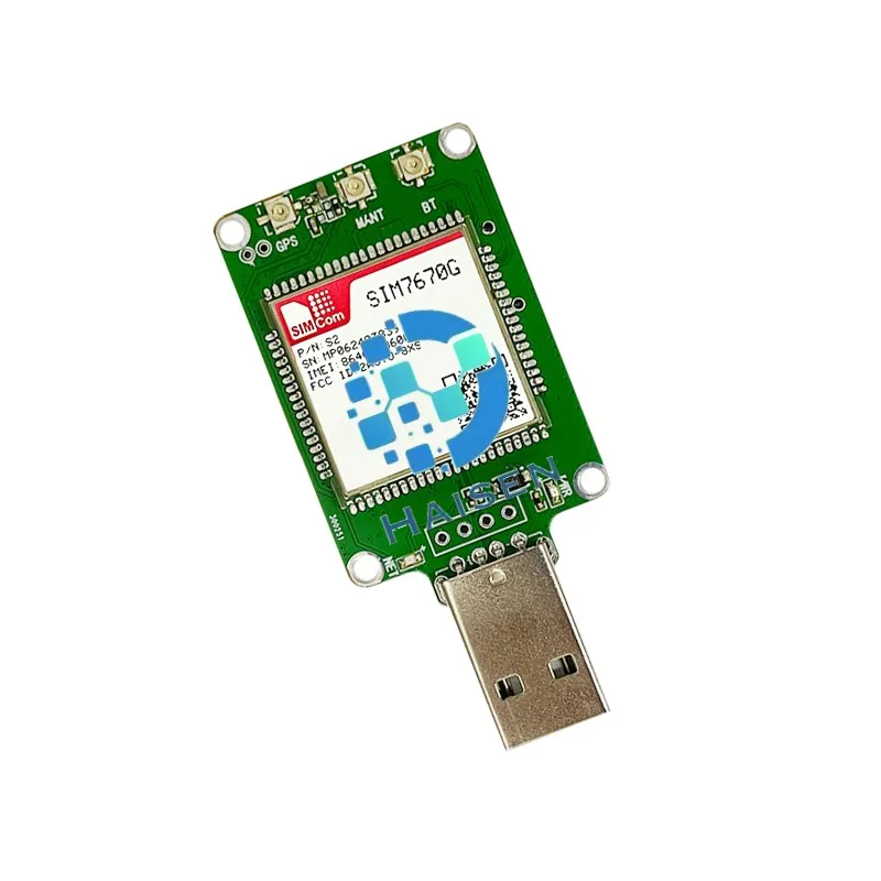 HAISEN SIMCOM SIM7670NA-MNGV USB DongleSIM7670NA-MNGV-Dongle Макетная плата LTE CAT1 + GPS чип Qualcomm SIM7670