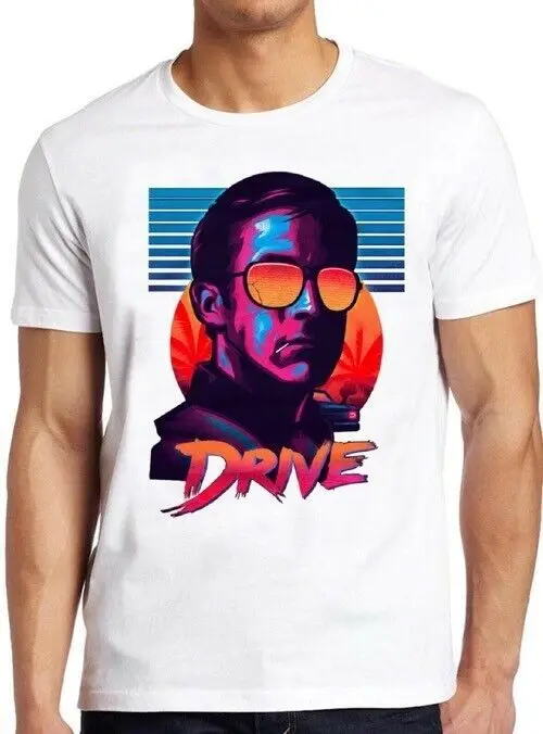 

Drive Bike Cult Movie Film Road Driver Cool Gift Tee T Shirt M263