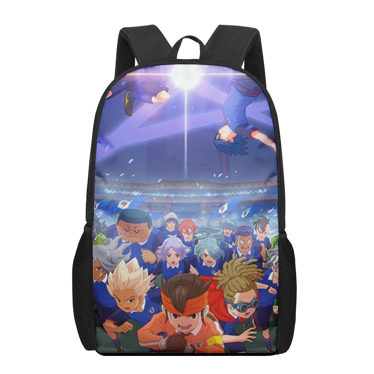 Школьный рюкзак Inazuma Eleven Ares no Tenbin для мальчиков и девочек, повседневная сумка для книг с 3D принтом, 16 дюймов