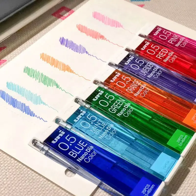 

Hot Sale 0.5mm Colored Mechanical Pencil Special Leads Painting Mechanical Pencil Refills School Stationery Office Supplies