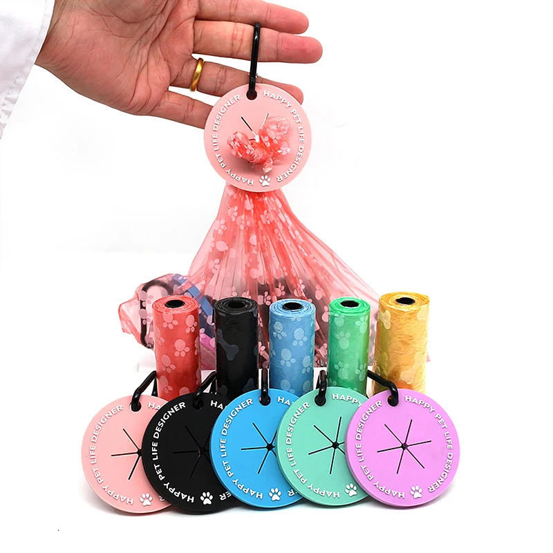 

Dispenser Dog Supplies Waste Bags Holder Outdoor Dog Poop Bag Holder Leash Pet Supplies For Dog Walking Accessories