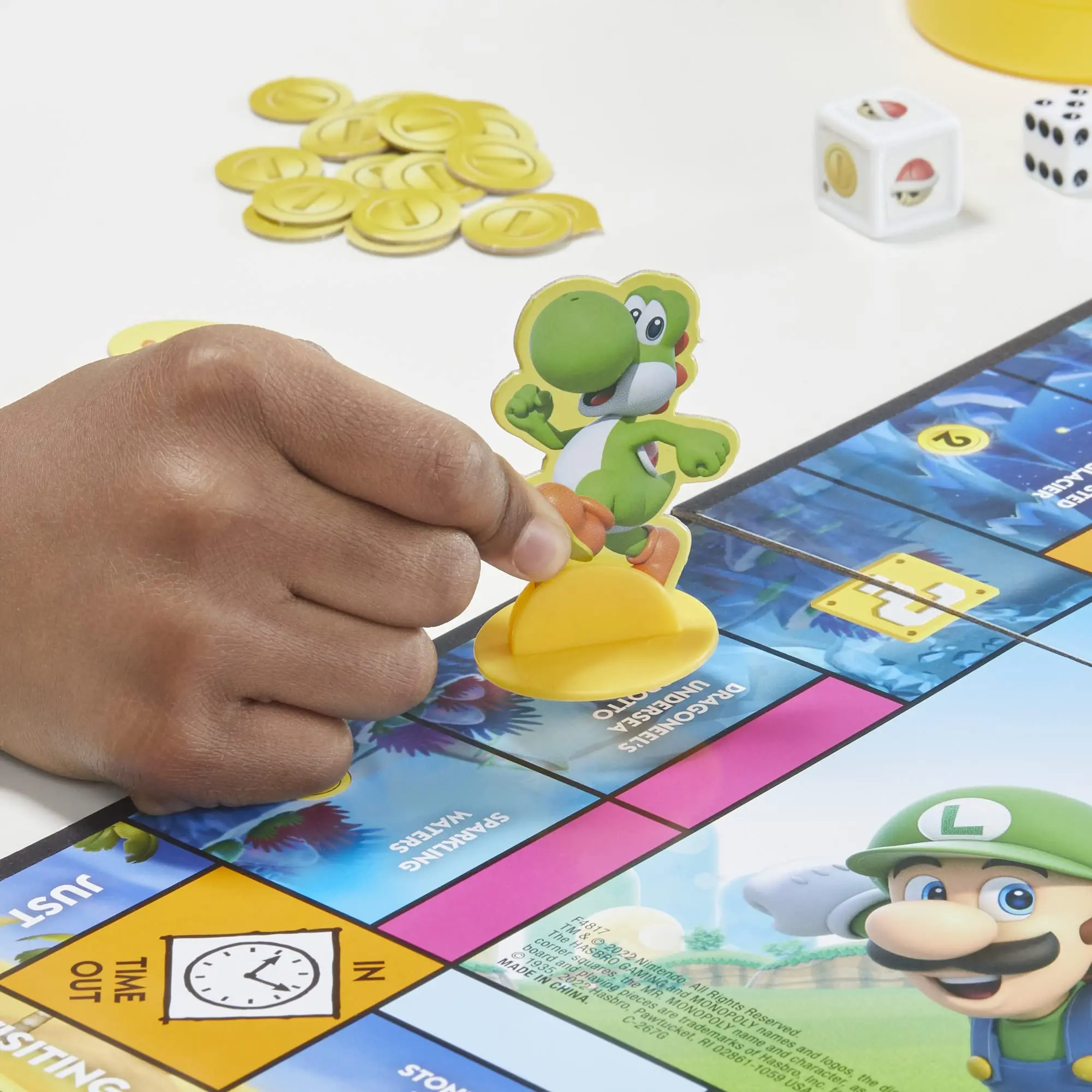 Hasbro Real Estate Tycoon Super Mario вечерние game настольная игра игрушечная карта