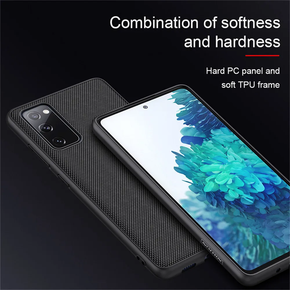 

For Samsung Galaxy S20 FE 2020 2022 NILLKIN Textured Case Ultra Thin Non-Slip Protective Phone Back Cover