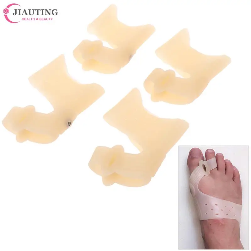 

1 Pair Magnetic Finger Toe Bunion Correction Hallux Valgus Orthosis Silicone Toe Separator Relieves Feet Pain Protector Pedicure