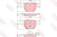 

For GDB1526 ten brake BALATASI RANGE III 3.0TD 6 4.4I 02