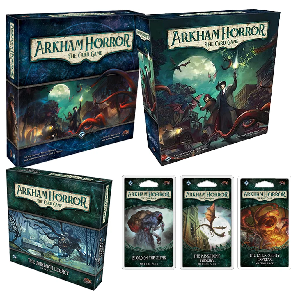 

ARKHAM HORROR LCG Game Revised Core Set English Version Board Game Novel Horror Exploration Card Games Friends Gathering Gifts