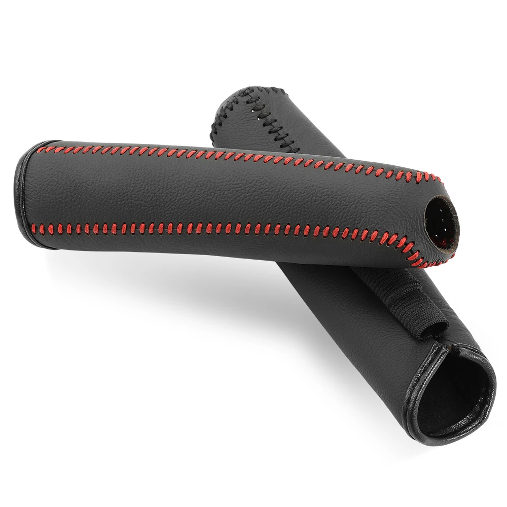 Кожаный чехол для ручного тормоза защитный рукав Toyota Camry Corolla RAV4 Highlander/Land Cruiser/PRADO