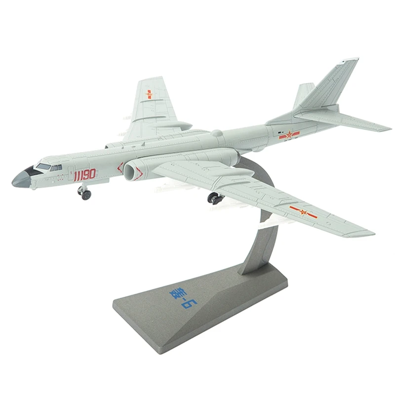 

1/144 Alloy Diecast Bomber 6K Static Aircraft Model Aircraft With Stand Display For Kids Toy Desk Decoration Friend Gift
