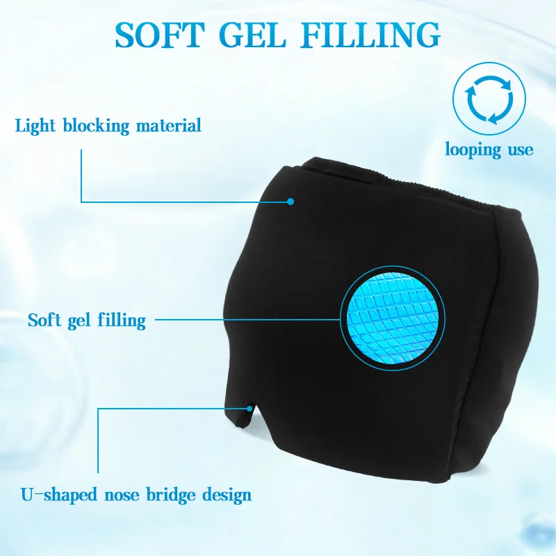 Ледяной флисовый колпачок охлаждающая головка флисовая маска для массажа головы