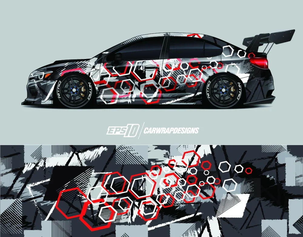 Геометрические узоры виниловая обертка для тела современный дизайн векторное