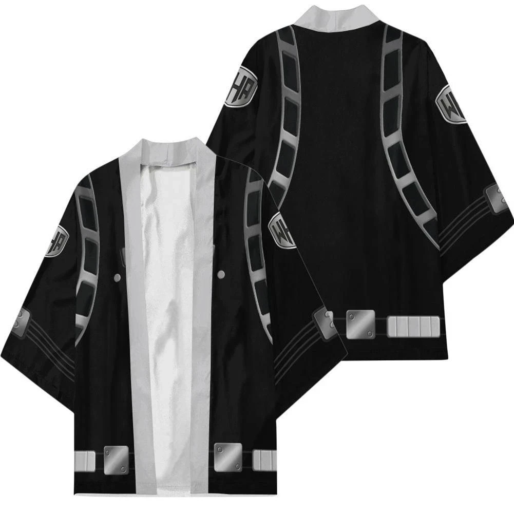 

New Anime My Hero Academia Tokoyami Fumikage Cosplay Costumes Kimono Women Men Bathrobe Cardigan Cloak Pajamas Haori Jacket