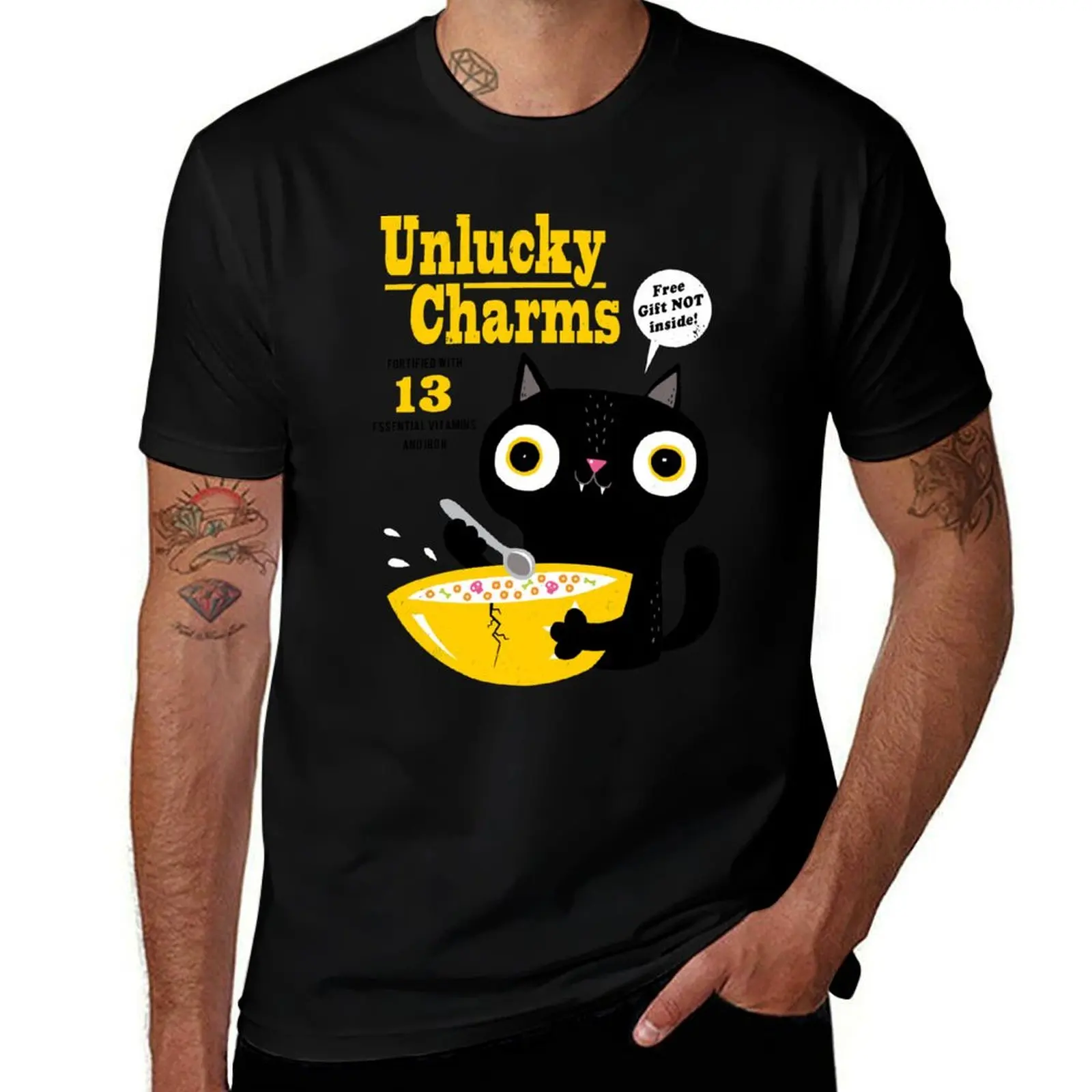 Футболка Unlucky Charms футболка большого размера на заказ роскошная одежда мужские