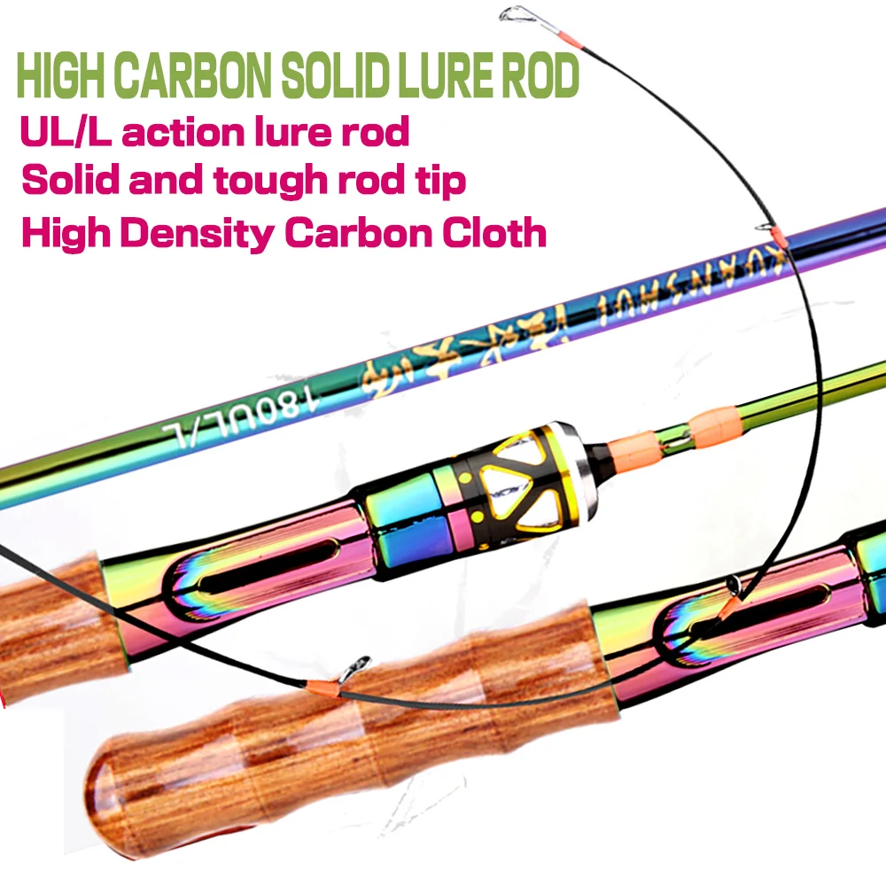 

Baitcasting 1.68m-1.8m Jig Fishing Rod Carbon Fiber Material Top Diameter 0.9mm Lightweight High Strength Raft Pole 2 Section