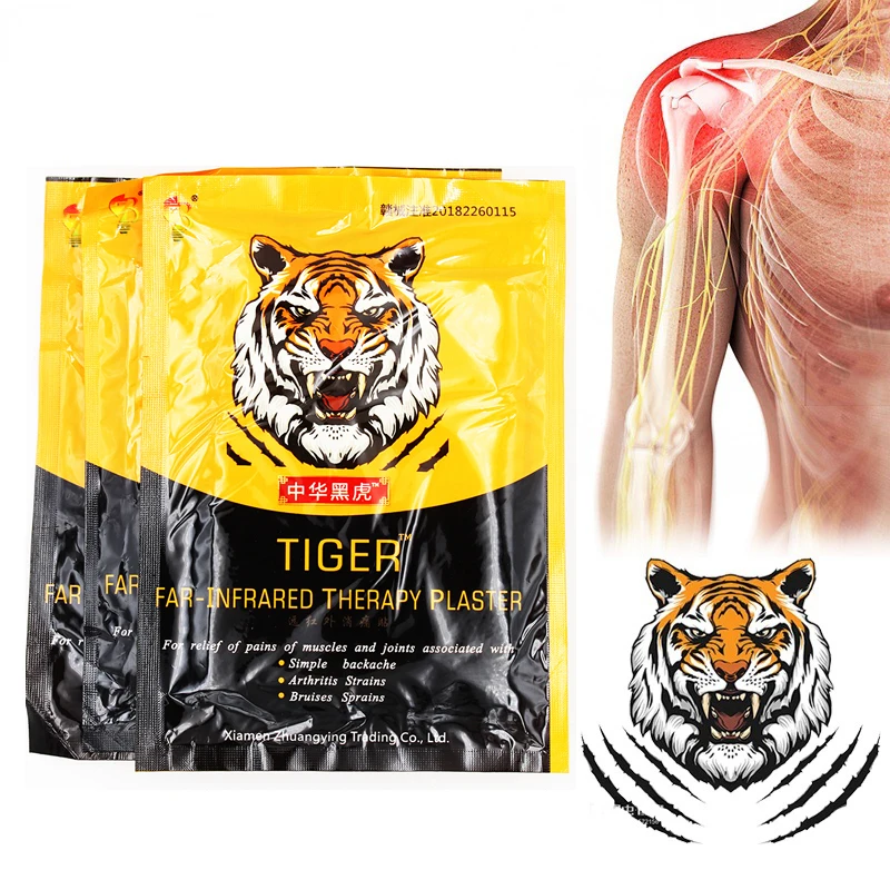 

Тигровый бальзам, обезболивающие пластыри, ревматоидный артрит, ортопедическая наклейка для облегчения боли в коленях и плечах, медицински...