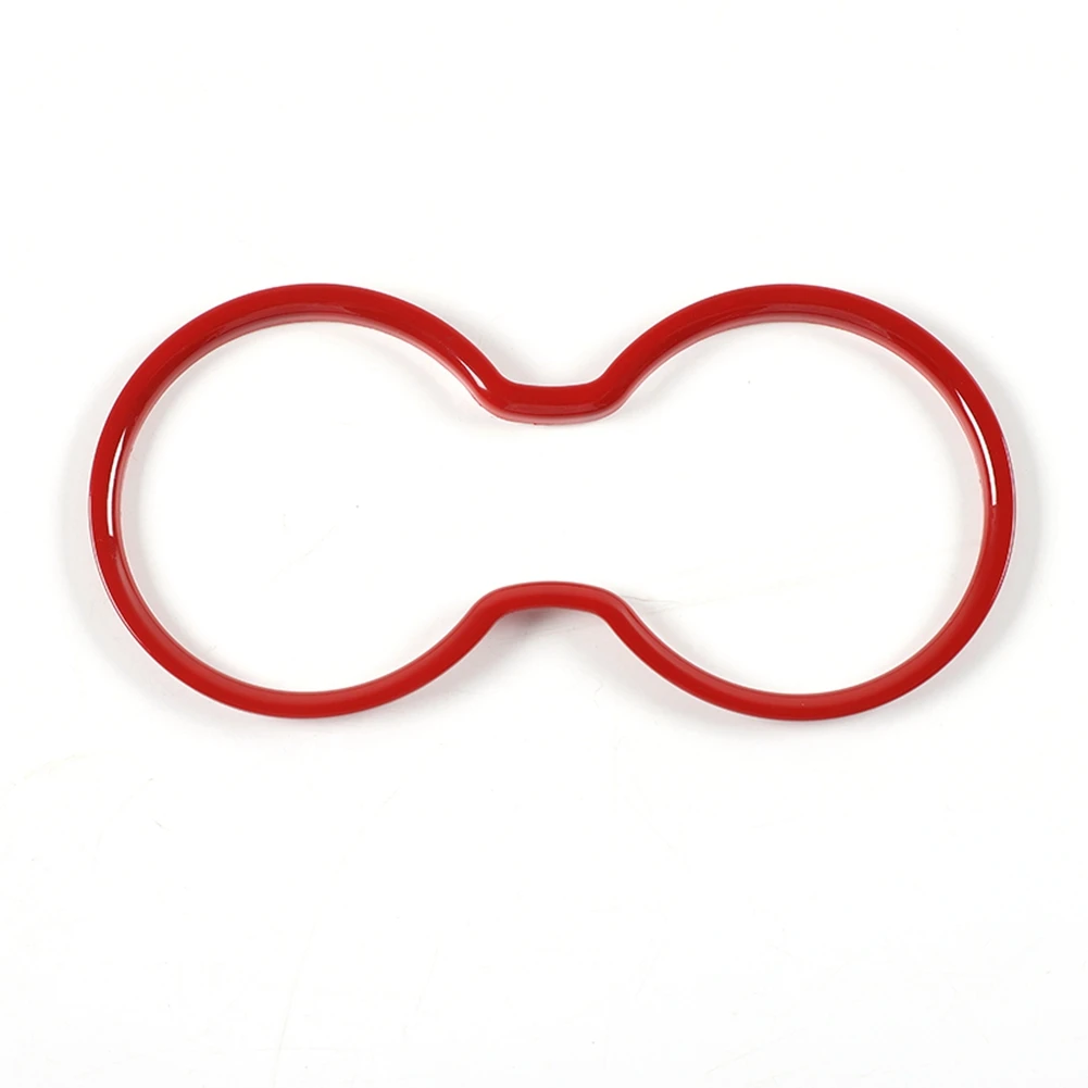 

Для Dodge Charger 2010 + подлокотника заднего сиденья автомобиля центральная консоль подстаканник крышка отделка панели Декор Аксессуары, красный