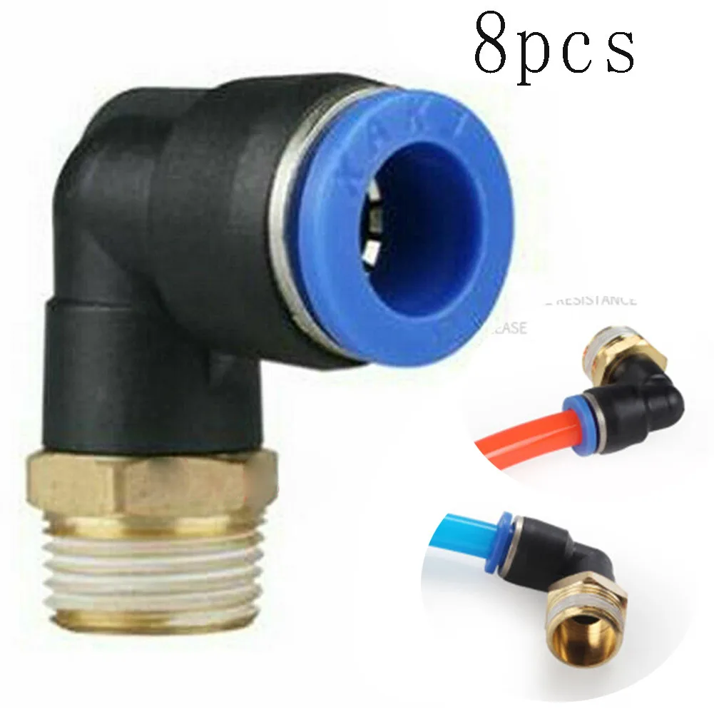 

1/8 L Fitting 8PCS 8mm Connector Tube For Coats Tire Practical Replacement
