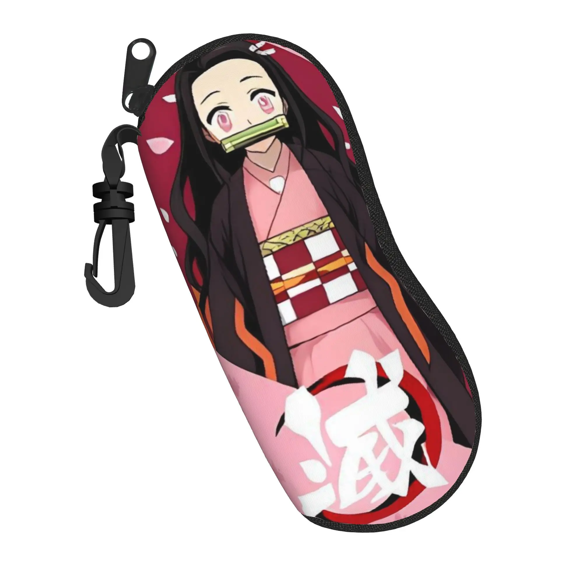 Фото Чехол для очков Nezuko Kamado Demon Slayer, милый чехол для очков Inosuke Hashibira для мужчин и женщин, коробка для солнцезащитных очков, чехол-футляр №2