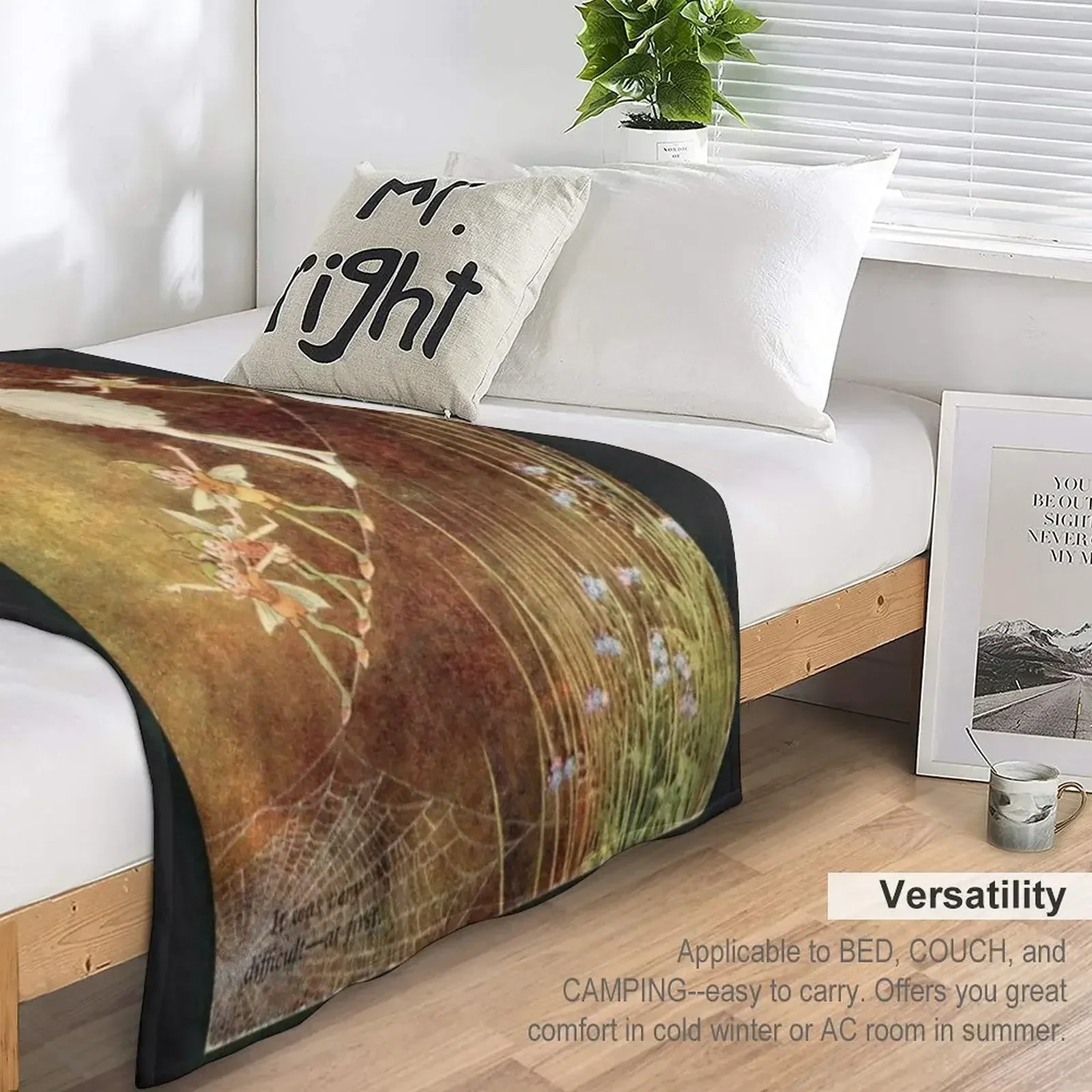 Новинка It Was Very Difficult at First от Ida Rentoul Outhwaite Плед теплое для зимы Детские термобелья