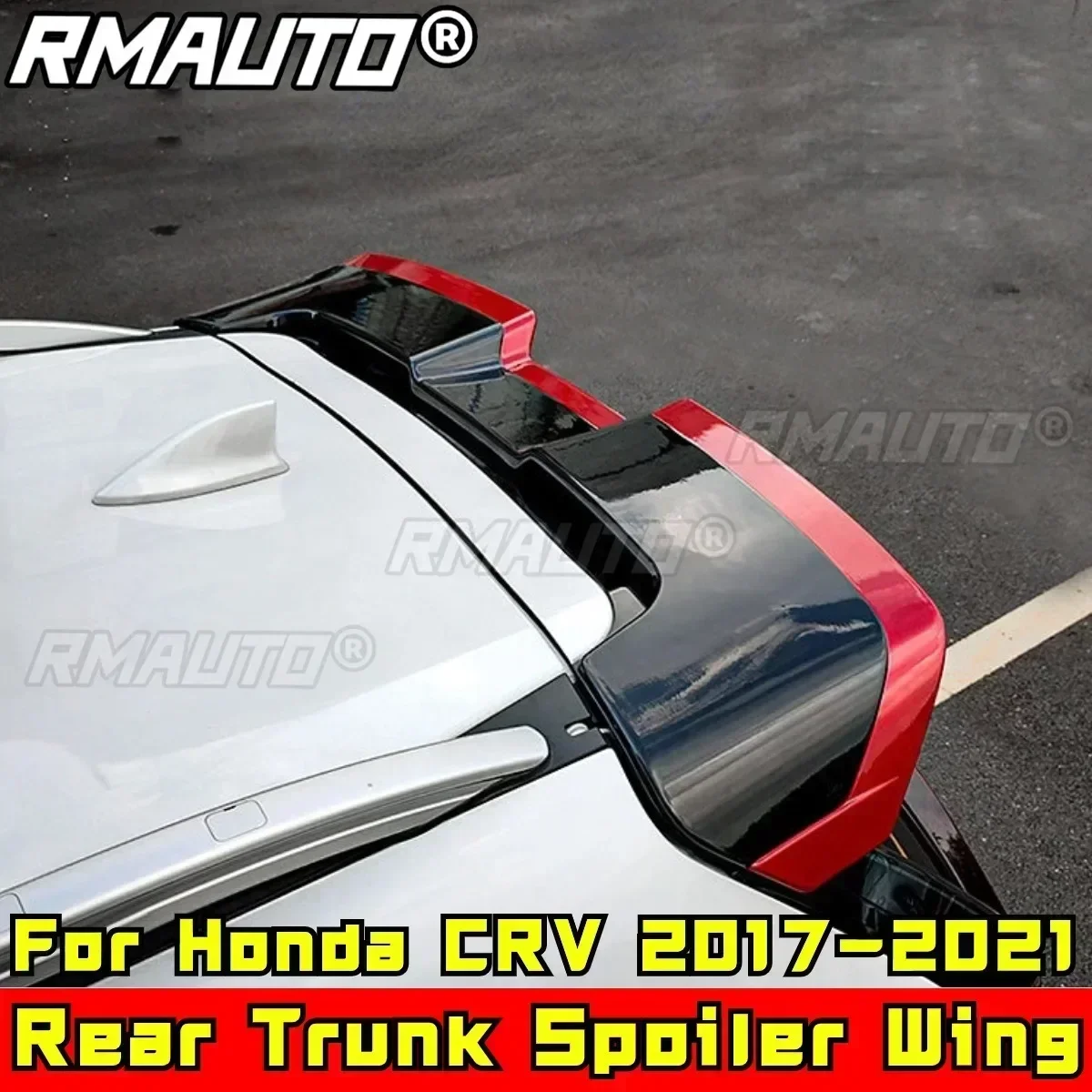 Комплект кузова CRV задний спойлер багажника углеродное волокно красный