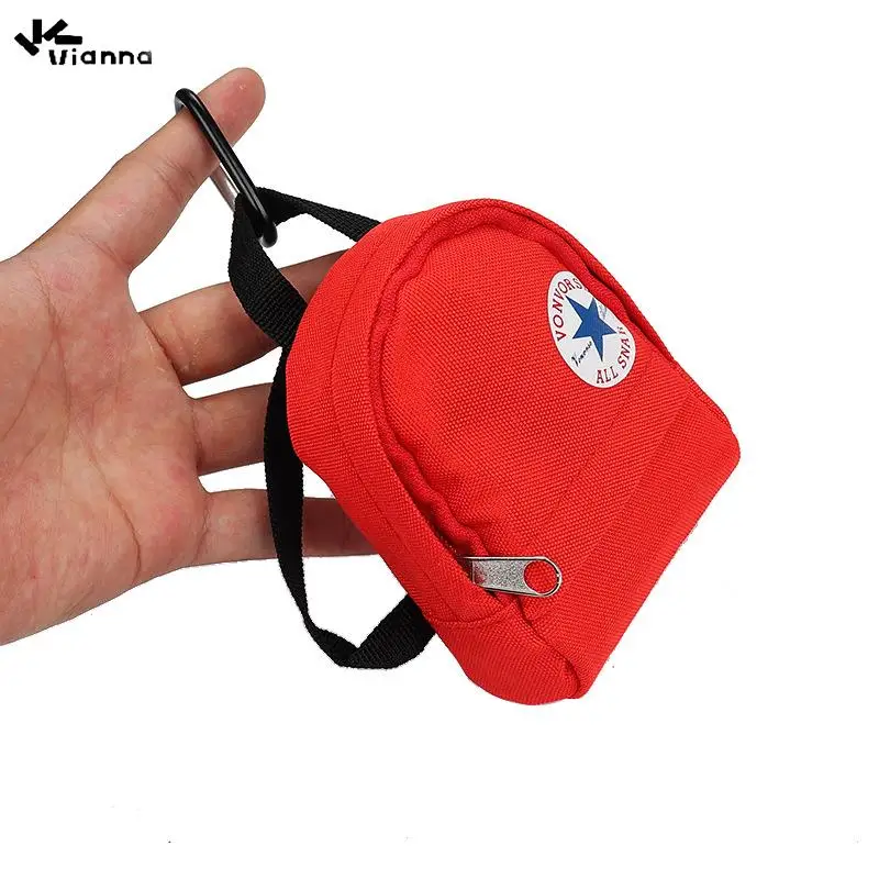 

Vianna Ctue Schoolbag Design Coin Purse Candy Color Mini Canvas Wallet For Girls Small Coin Purse Novel Cool Purse Women Wallets