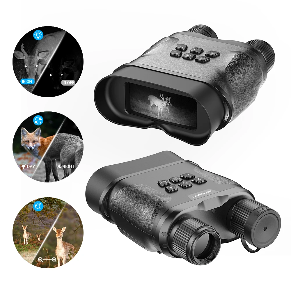 

Night Vision Device Infrared HD 12x Digital Zoom Hunting Telescope With TF Card For Outdoor Hunting Day Night Dual Use