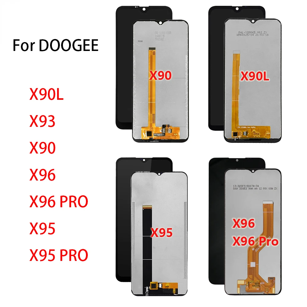 

For Doogee X90 X93 X96 Pro LCD Display Touch Screen Digitizer Assembly X90L X93 X96 Pro X95 X95 Pro LCD Display ecrã Экран