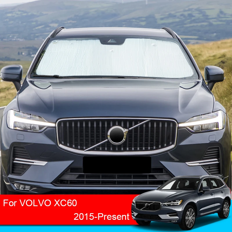 

For Volvo XC60 2015-2025 Car Sunshades UV Protection Cover Window Curtain Sun Shade Visor Windshield Car Accessory