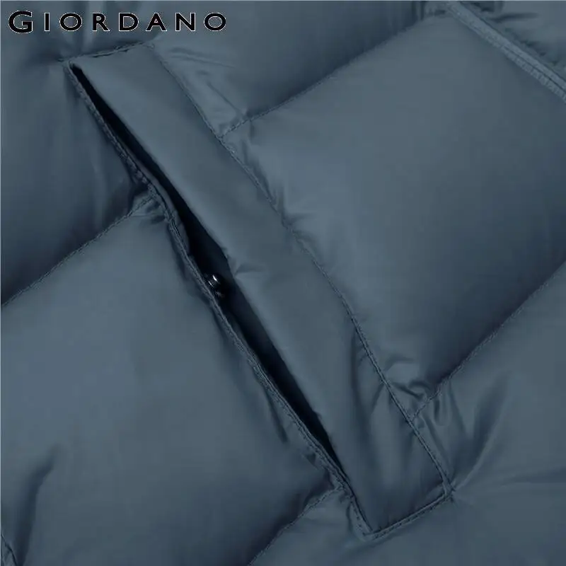 GIORDANO Women Down Jackets Waterproof 85% Duck Down Jackets Windproof Plain Color Machine Washable Casual Down Jackets 13372773