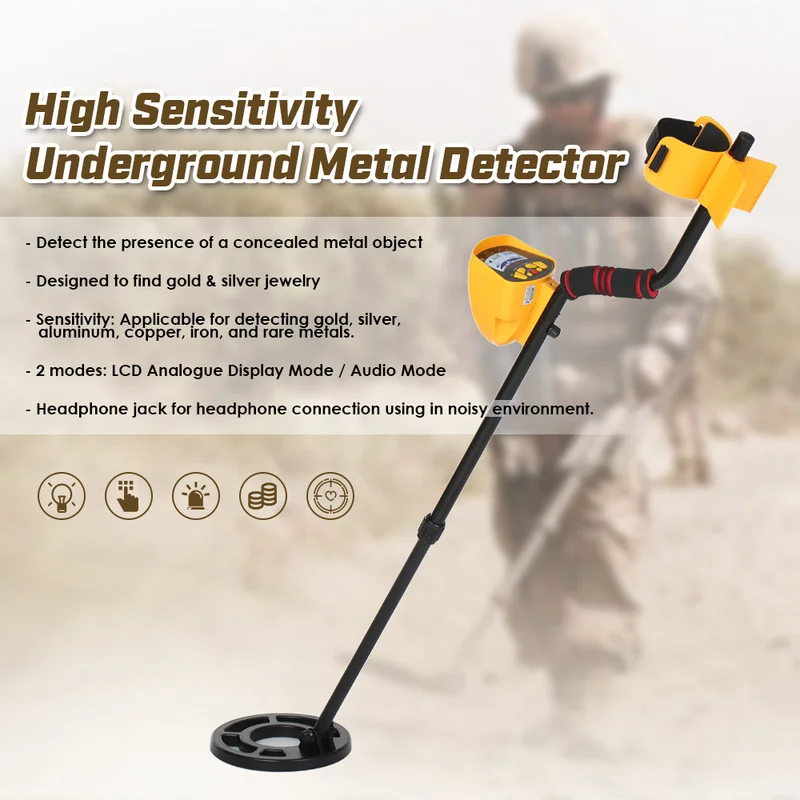 

Подземный металлоискатель, профессиональный металлодетектор с ЖК-дисплеем, для обнаружения золота MD9020C