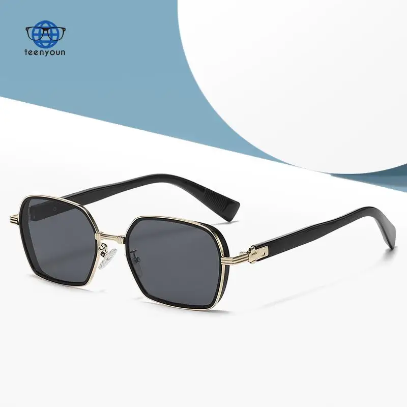 

Международная торговля модные квадратные солнцезащитные очки мужские 2022 специальные очки для нового вождения с пересекающимися границами...