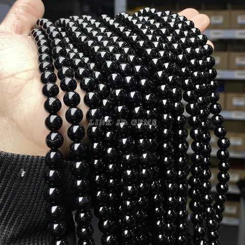 Черные бусины из агата и оникса Buy Bao Ji 4-16 мм