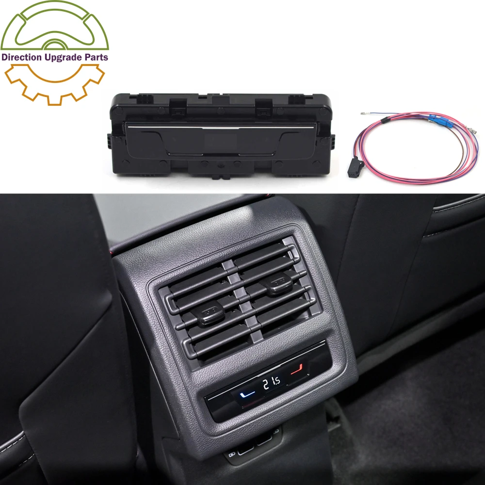 Центральная консоль для Golf MK8 панель кондиционера с проводкой без нагрева 5HG 907 049 B