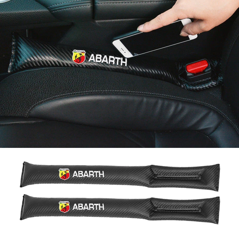 

1/2Pcs Car Seat Leak Proof Pads Gap Plug Strip Filler Padding Interior Accessories For Abarth 500 595 695 Punto 124 Spider Panda