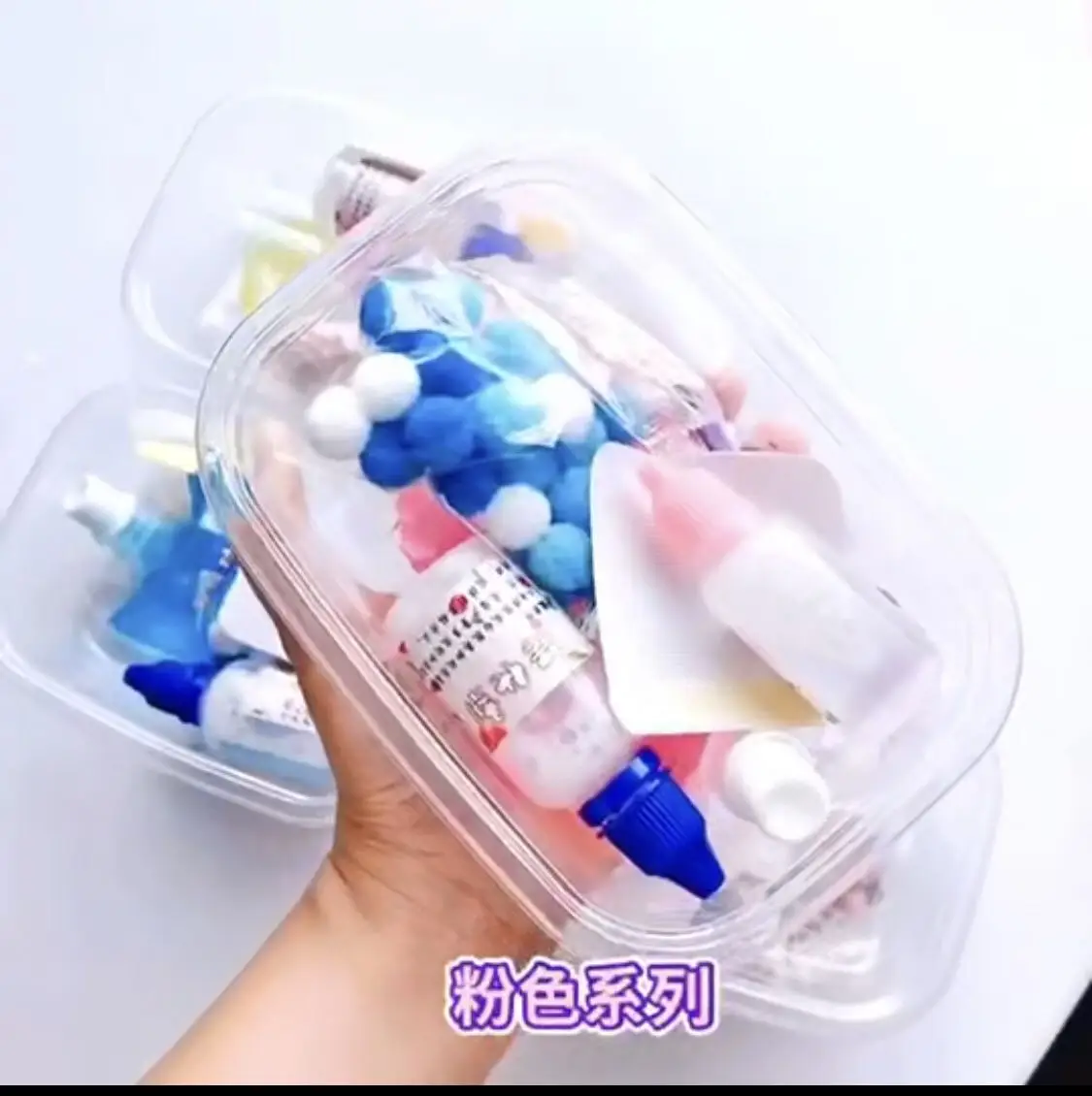 

Big Foam Glue For Slime Fluffy Charms Butter Cloud Polymer Antistress Clay Slime Toys Set Light Plasticine Additives Putty Kit