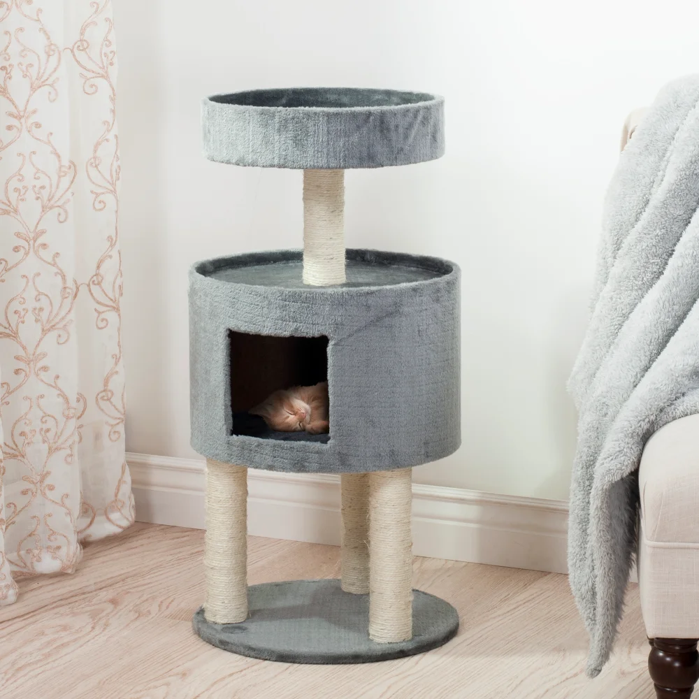 

Cat Tree & Condo Scratching Post Tower, Cat Supplies, Cat Climbing Racks, Cat Toys, So That Cats Can Play Happily At Home