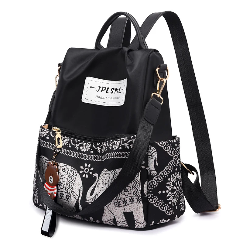 

Fashion Woman Oxford Cloth Large Capacity Backpack Casual School Bag Backpacks For Teenage Girls Women's Travel Shoulder Bags