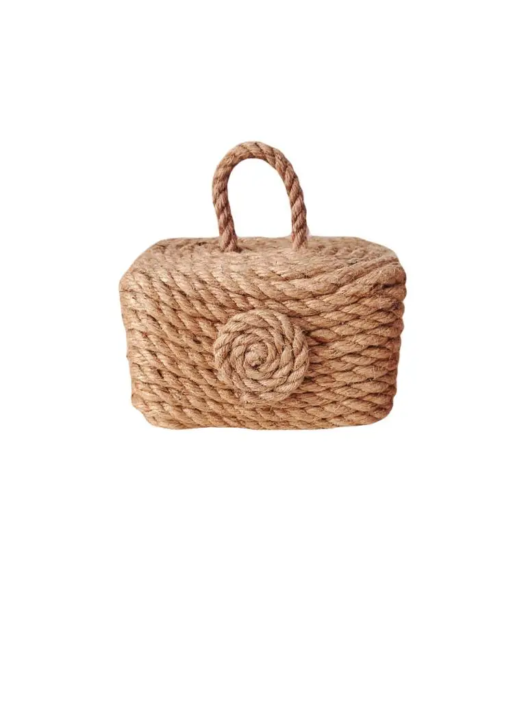 

Decorative rectangular concrete door stopper rope jute rope jute rope 1500GR