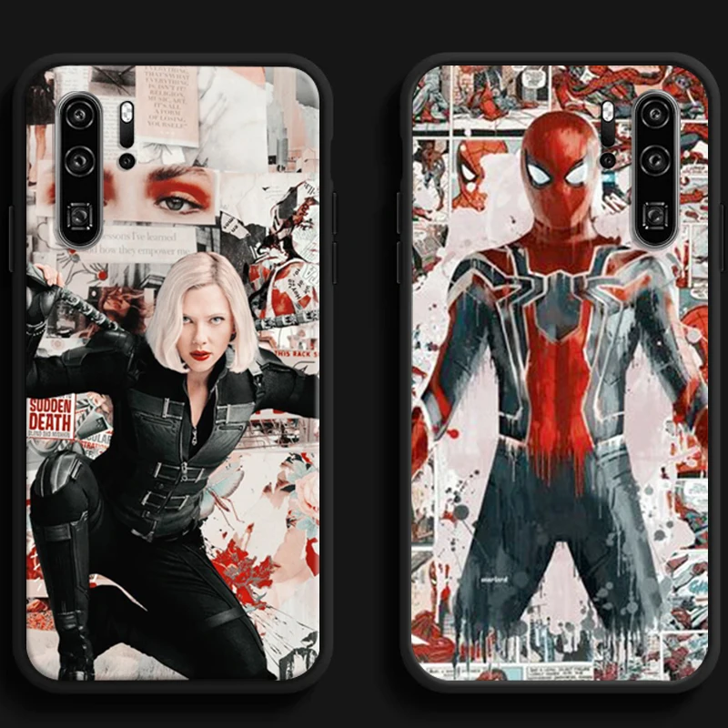 

Marvel Iron Man Phone Cases For Huawei Honor Y6 Y7 2019 Y9 2018 Y9 Prime 2019 Y9 2019 Y9A Back Cover Carcasa Funda
