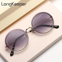 round sunglasses metal women prince retro brand brown grey clear glasses women vintage classic gradient shades uv400 protection