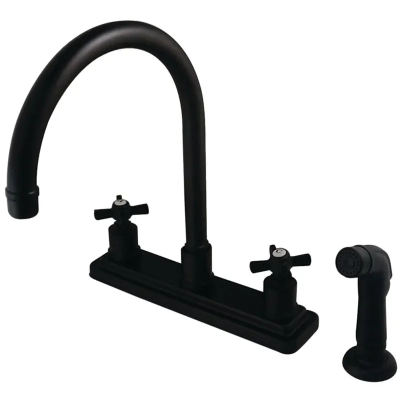 

Luxurious Stylish Durable Oil Rubbed Bronze Millennium Centerset Kitchen Faucet - Timeless Addition to Your Kitchen.