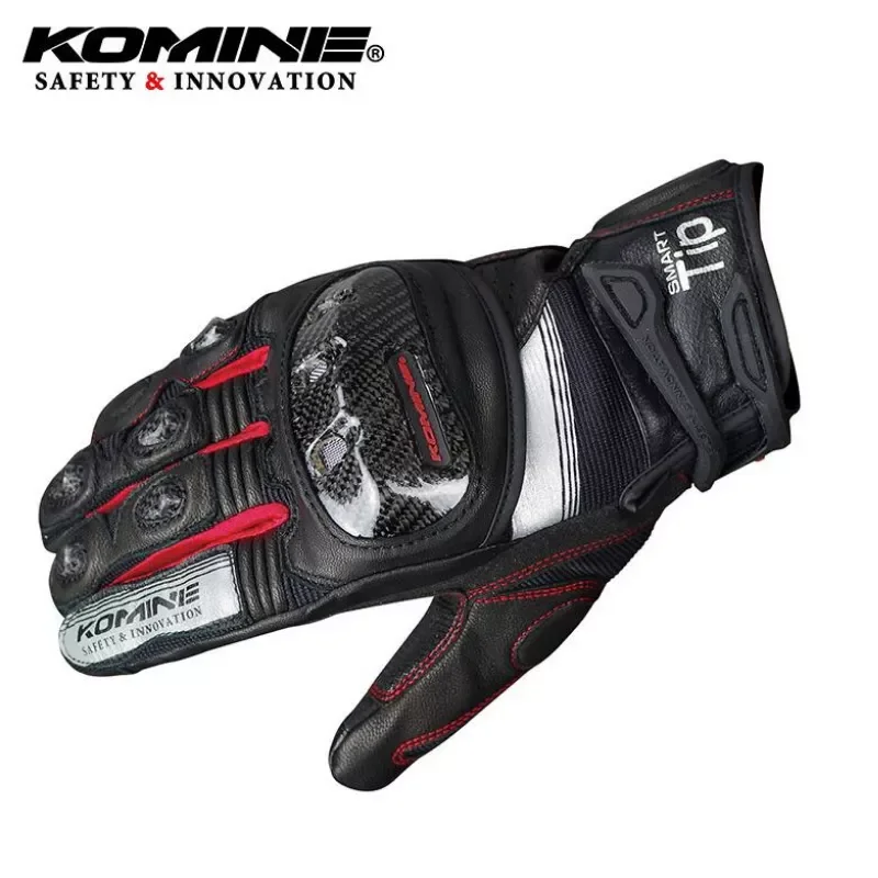 

Летние Мотоциклетные Перчатки Komine для мужчин GK 220/GK 183/GK 194/GK 162, мотоциклетные гоночные перчатки для велоспорта, сенсорный экран
