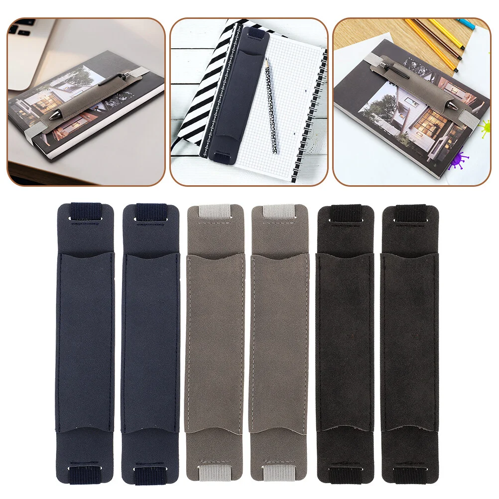 

Pen Case Notebook Holders Sleeve Pouch Elastic Band Container Single Cases Sleeves Bags