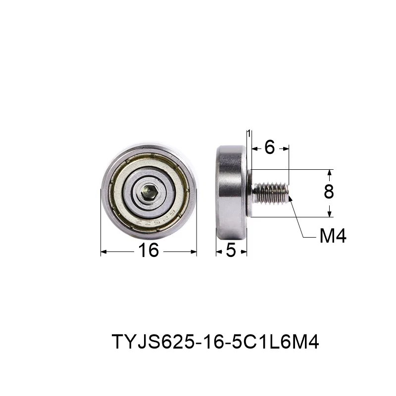 

Шестигранный болт с подшипником OD16