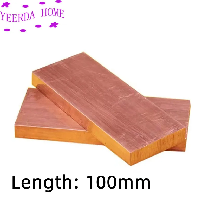 Медная пластина 100 мм кубического листа T2 таблетки из чистой меди материал сделай