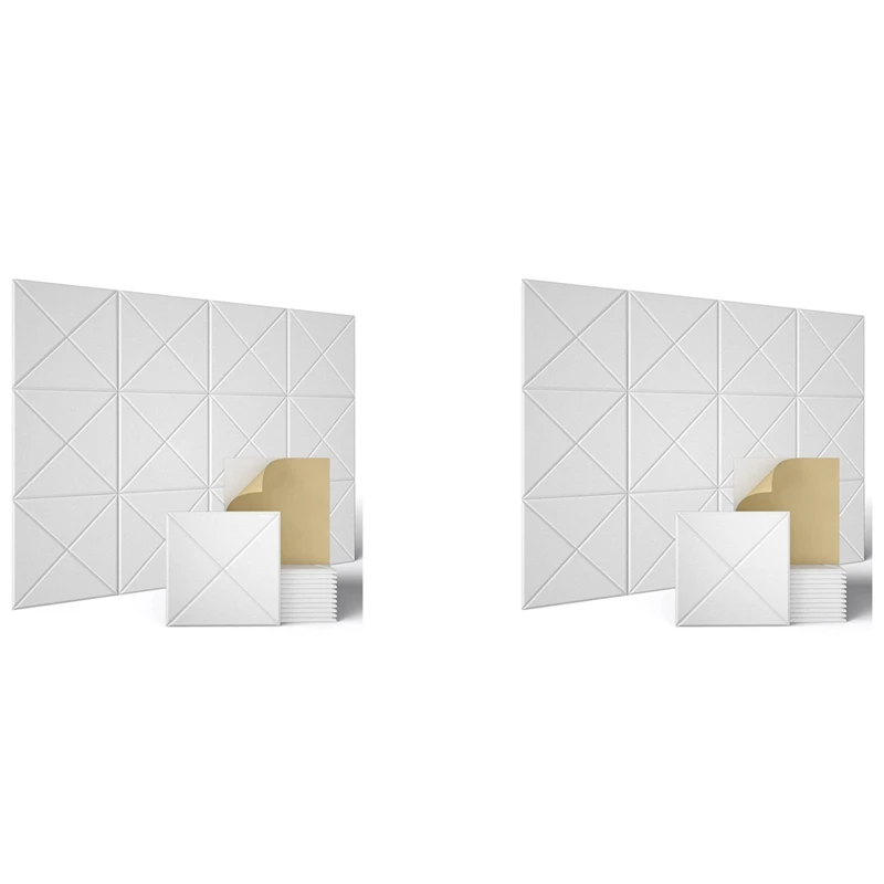 

Акустические панели, звукостойкая прокладка, звукопоглощающие панели со скошенными краями, для акустической обработки и настенного декора, 24 упаковки