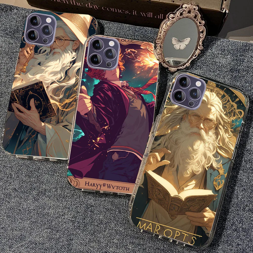 WEA-38 USArt Potters Wand Прозрачный гибкий чехол из ТПУ для LG K42 50 52 62 71 G8 V40 60 G52 61 92 X4 VELVET Stylo6