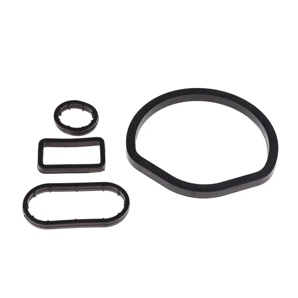 

4 Pieces Oil Filter Housing Seal Gaskets Repair Kit for Mercedes