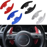 shift paddles for audi a3 s3 a4 s4 b8 a5 s5 a6 s6 a8 q5 q7 tt car steering wheel dsg shift paddles extension shifters stickers