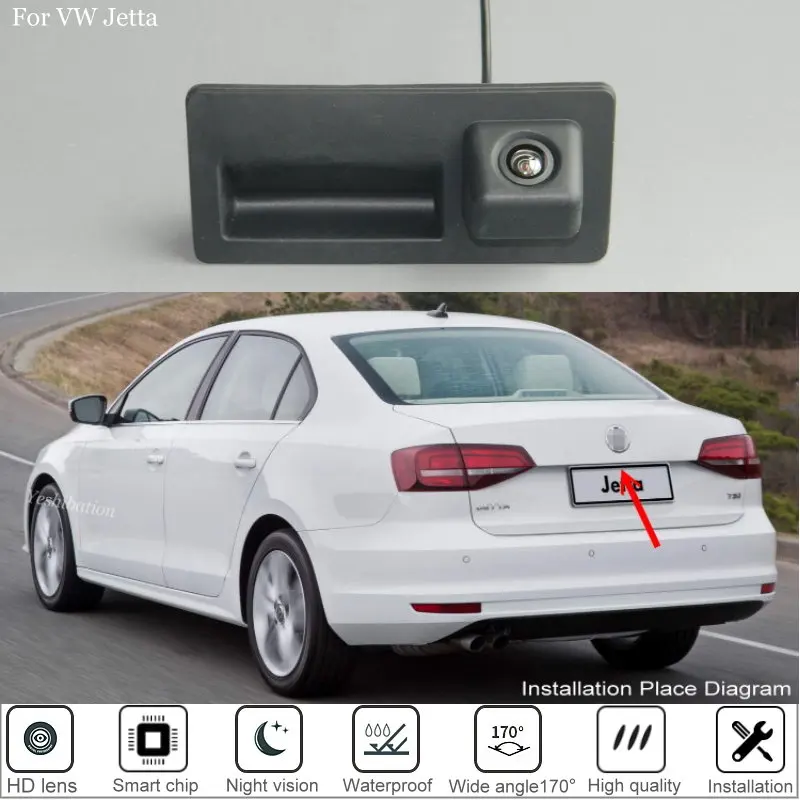 Car Trunk Handle Rear Camera For VW Jetta 2012 2013 2014 2015 2016 2017 2018 Car rear view camera backup camera